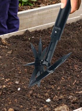 2 in 1 Lawn Loosening Rotary Tiller Lawn Scarifier Rotary