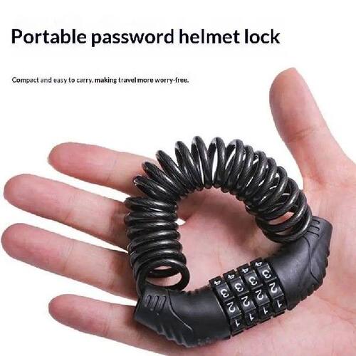 Motorcycle Bicycle Anti-Theft Chain 4-Digit Password