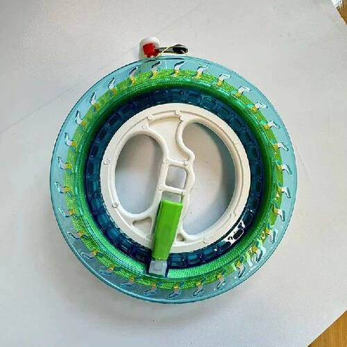 1PC 200/300/400M Kite Reel Winder Fire Wheel String Flying