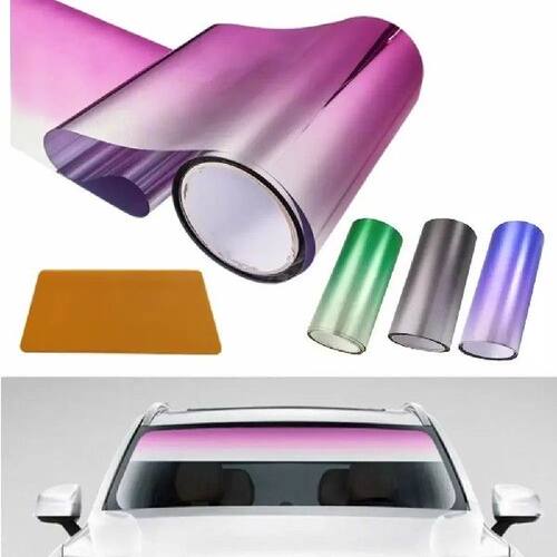 Car Sun Visor Strip Tint Film Front Windshield Shade Car
