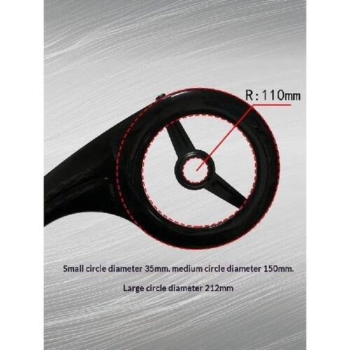 1Set QZ-907 Universal Bike Chain Guard PP Plastic Cover For