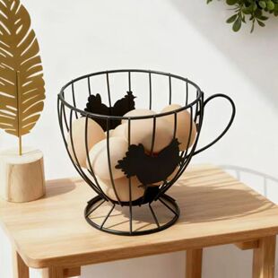 Storage Egg Iron Creative Large Capacity Basket Fashion