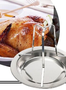 Stainless Steel Chicken Roaster Rack Plate Lightness and