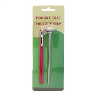 Stainless Read Degrees Thermometer Stem Soil 100 Steel