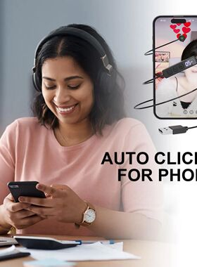 Screen Tapper Phone Auto Clicker Adjustable Speeds Tapping