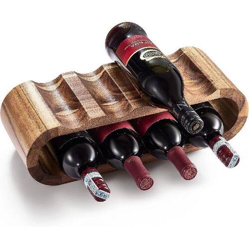 Wooden Wine Rack Wine Cellar Storage Water Bottle Organizer