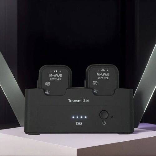 2.4GHz Wireless Audio Transmitter Receiver Set In-Ear