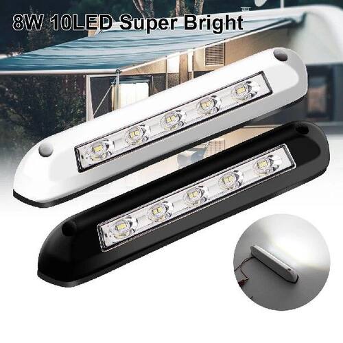 RV Van Trailer Exterior Lamp LED Awning Porch Light Caravan