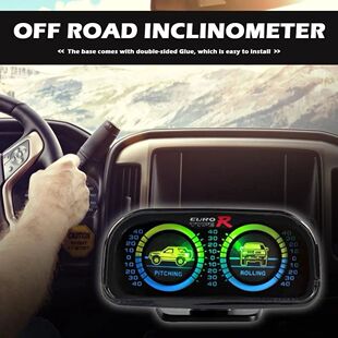 Inclinometer Clinometer Two-Barreled Backlight Car Angle