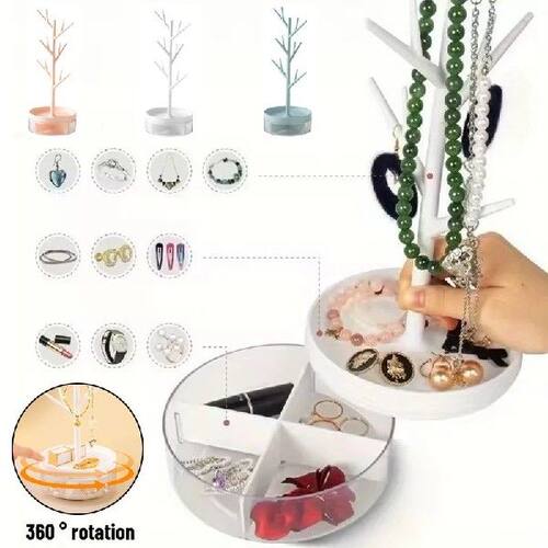 Rotating jewelry display tray,dressing table storage