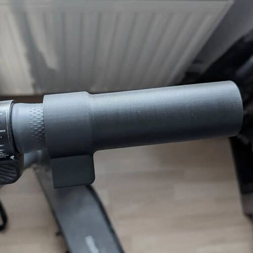 3D printed Handlebar Grip with Thumb Throttle Accelerator