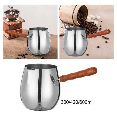 Turkish Coffee Pot Leakproof Wooden Handle for Sauce