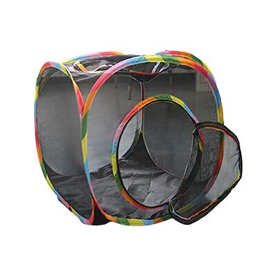 Square Foldable Outdoor Mesh Cat Tunnel Breathable Summer