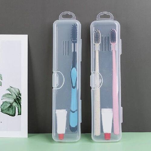 1PC Toothbrush Box Transparent Organizer Case Travel