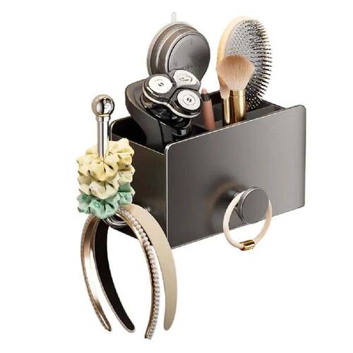 No drill bathroom wall mounted storage rack 16 by 10 by 8.1
