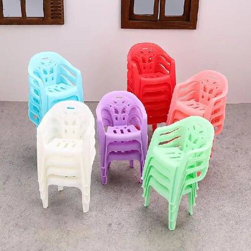 4PCS Mini Support Miniature Items Armchair Plastic Backrest