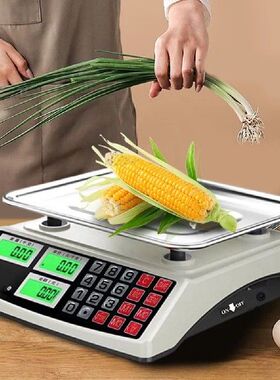 40kg/1g Price Computing Scale with Stainless Steel Plate