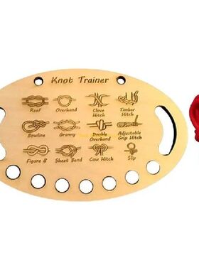 Learn to Tie Knot Training Board 12 Knotting Methods for