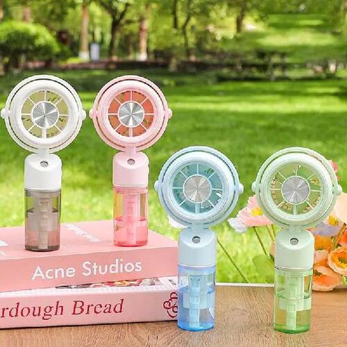 Rechargeable Handheld Misting Fan-Portable Battery Operated