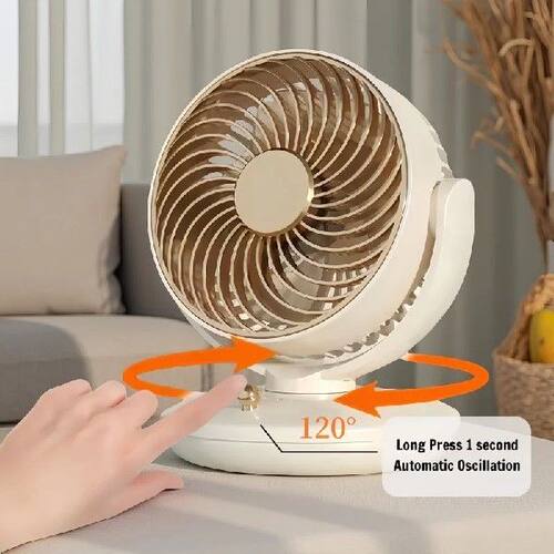 USB Plug in Small Desktop Fan 6 inch Table Fan 3 Speed