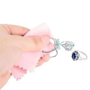 10PCS Smooth Lint Free Glasses Lens Cleaning Cloth Jewelry
