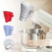 Flour Mixer Funnel Aids Stand Kitchen Silicone
