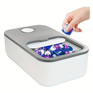 Lid Laundry Storage Slide with Pod Container