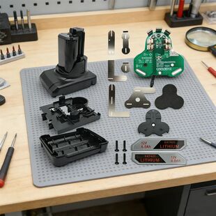 BAT420 Battery Case Plastic Housing with PCB, BAT412A