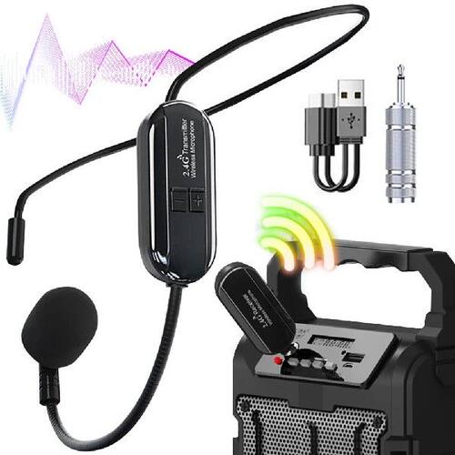 2.4G Wireless Microphone Headset Wireless Headset &
