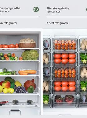 Food Grade BPA-Free Fridge Storage Box-Stackable