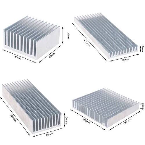 Extruded Aluminum Heatsink For High Power LED IC Chip