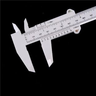 【6 Inch 150mm Plastic Ruler Sliding Gauge Vernier Caliper