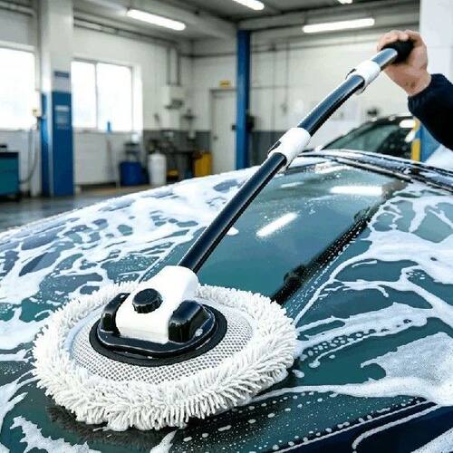 Telescoping Long Handle Car Wash Brush - Soft Chenille