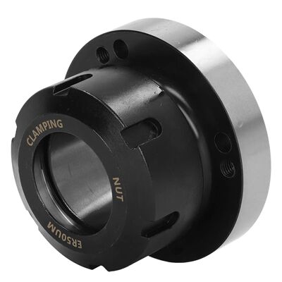 Lathe Collet Chuck ER50 100mm Diameter 7 Holes Carbon Steel