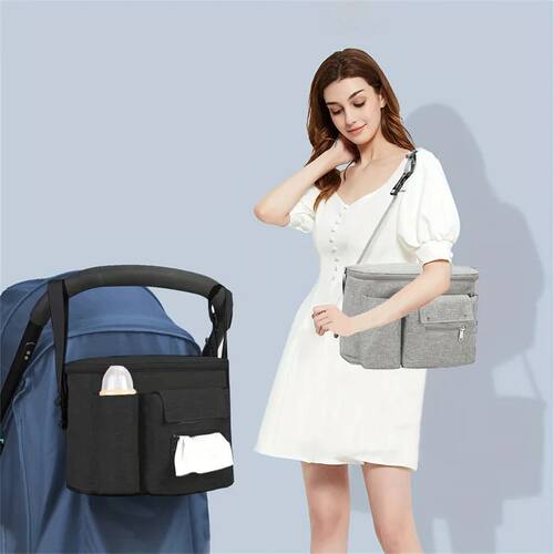 Large Capacity Mommy Bag Waterproof Oxford Cloth Stroller