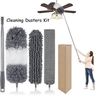 Brush Telescopic Cleaning Duster Cleaner Microfiber