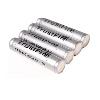 TrustFire 10440锂电池 手电筒玩具7号3.7V充电600毫安 带保护板