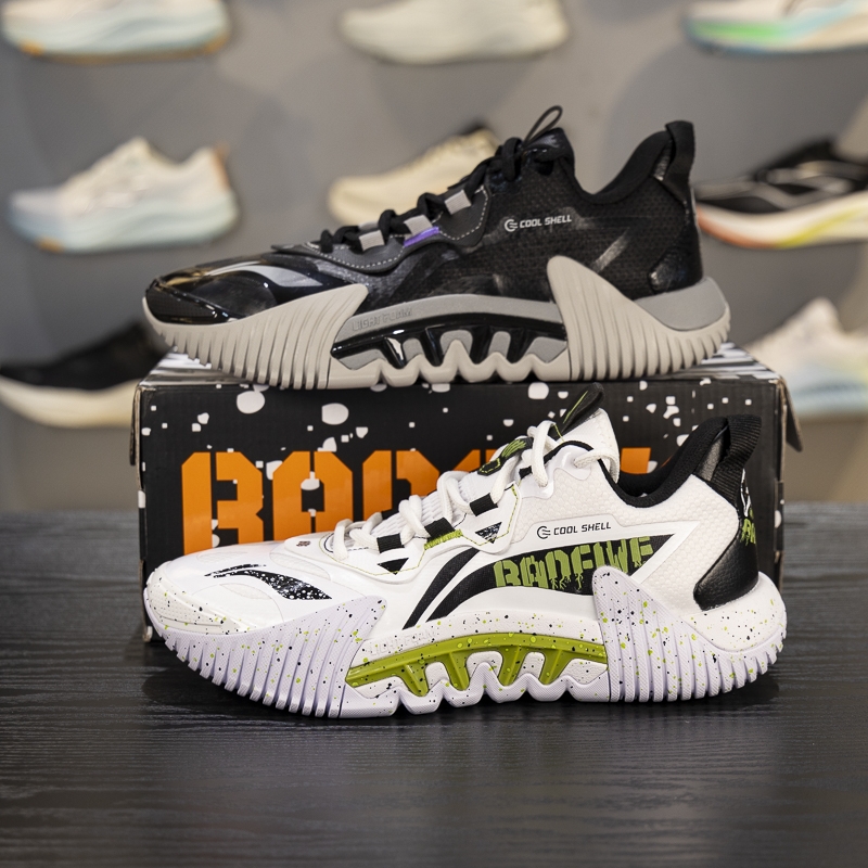 李宁男子减震回弹低帮篮球运动鞋