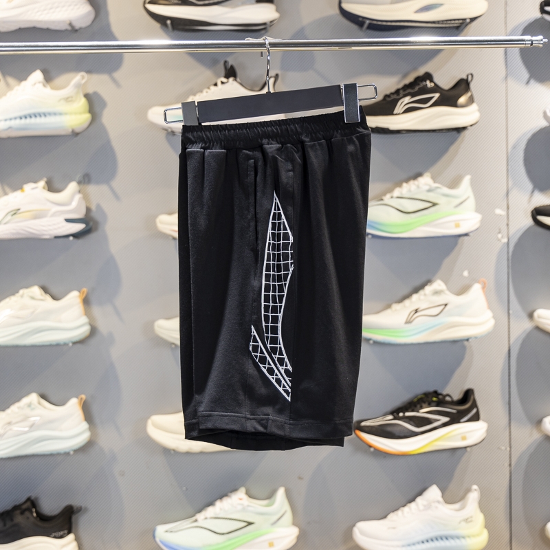 李宁短裤儿童舒适透气运动短卫裤