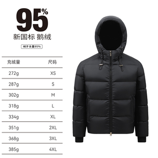 蒙口羽皇加拿大进口95鹅绒服冬季加厚男女同款轻奢羽绒服外套881