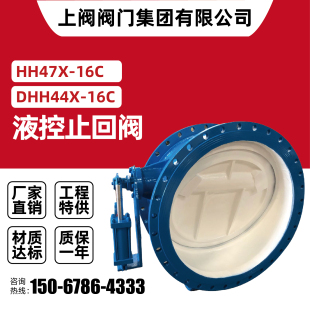 HH47X碟式缓冲止回阀铸铁DHH44X微阻缓闭碟式止回水力控制阀