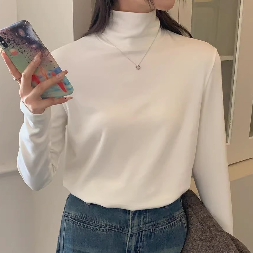 内搭B013黑色新款十三行保暖德绒