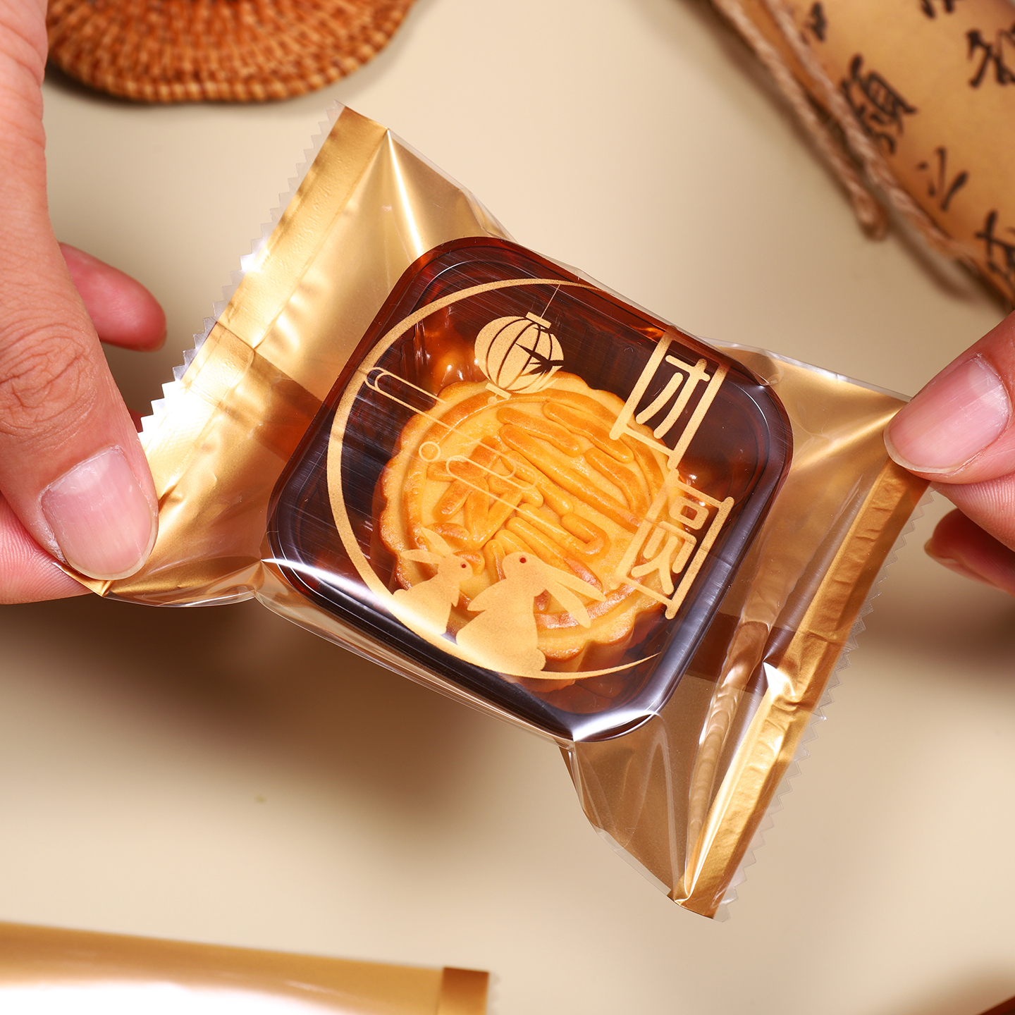 2025新款月饼包装袋单独机封