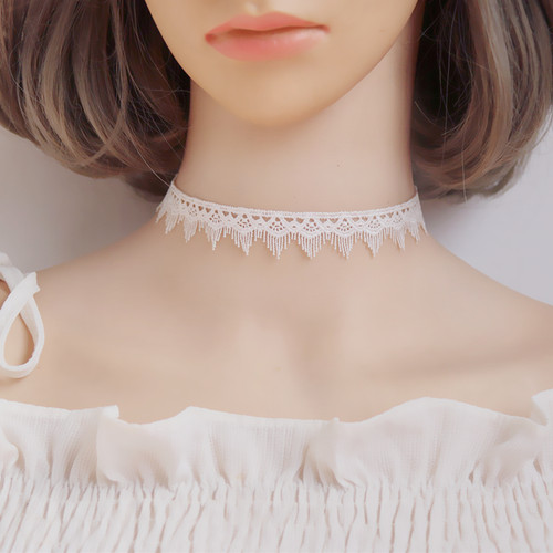 OctoberANN蕾丝女锁骨链项圈