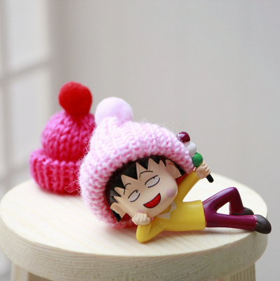 OB11粘土人模型手办毛绒玩具针织毛线小帽子头围9CM内的娃娃使用