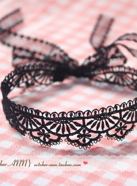 choker防过敏独家蕾丝系带项圈