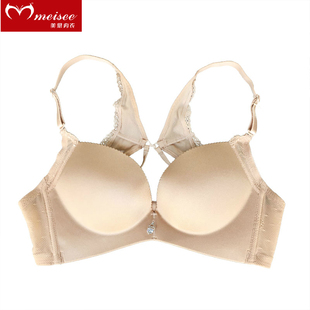 光面无痕性感美背无钢圈厚文胸胸罩fa0163爆款 美思内衣女夏季 正品