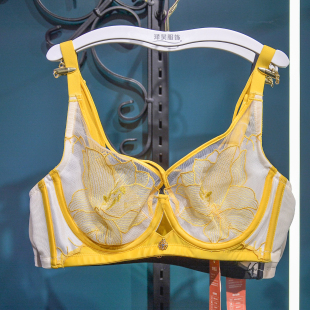 浅唇尤物女士文胸模杯聚拢水晶杯超薄杯大胸显小时尚美背内衣Q001