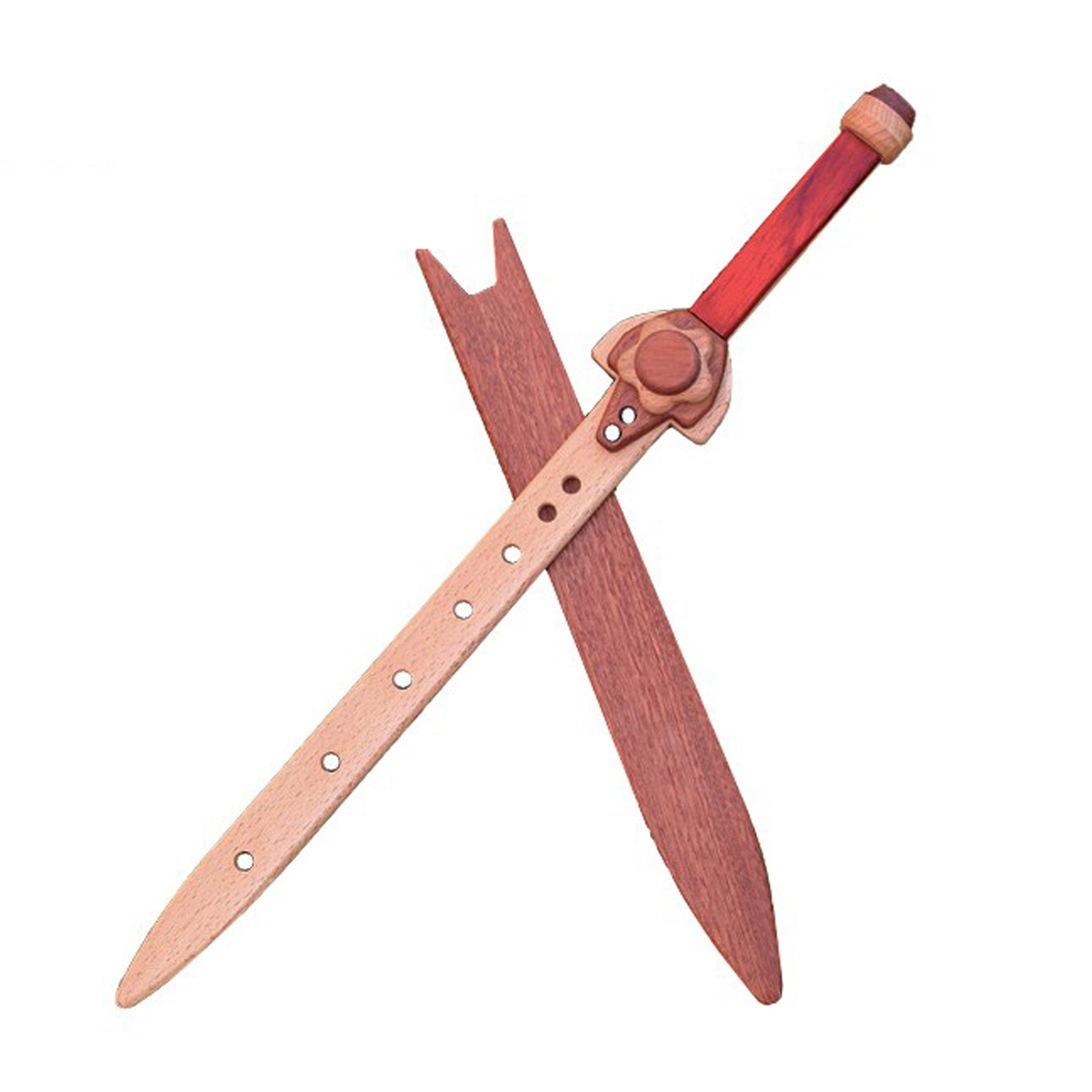 高品质木质宝儿童剑玩具家居挂件