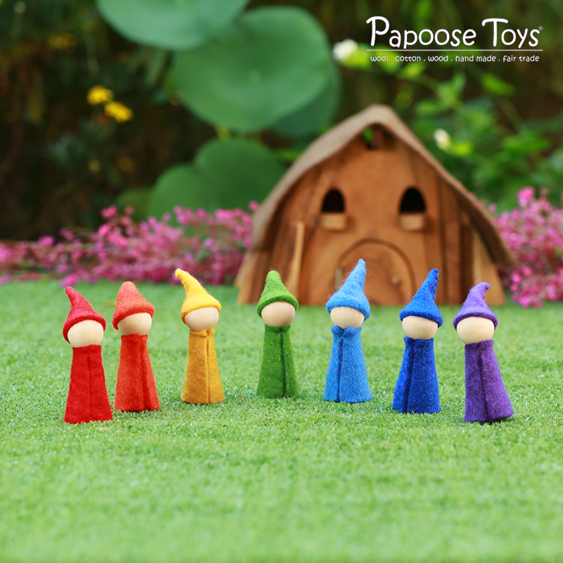 PapooseToys早教玩具木质娃娃